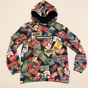 Zoo York Zoo Mart Youth Boys Zip Up Hoodie Sweater Size 14 Large